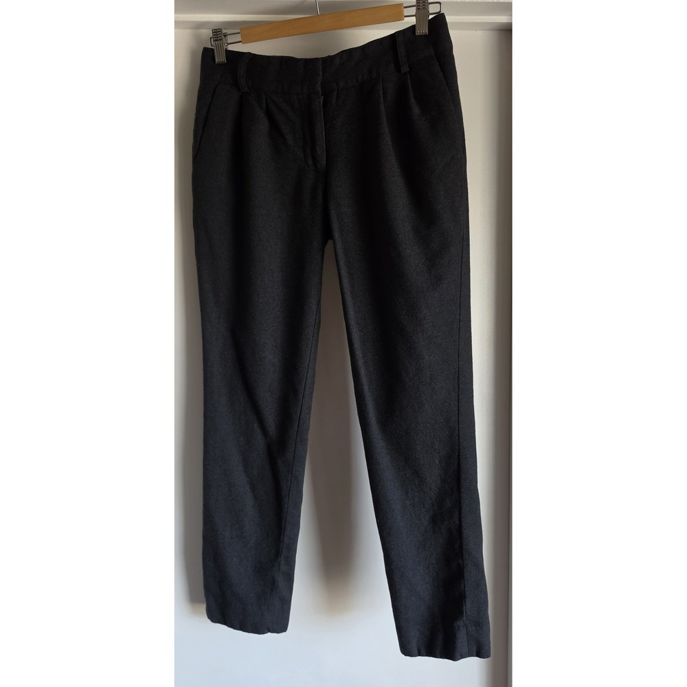 Elizabeth and James Wool Pants Size 0 Black Solid Casual Straight Trousers